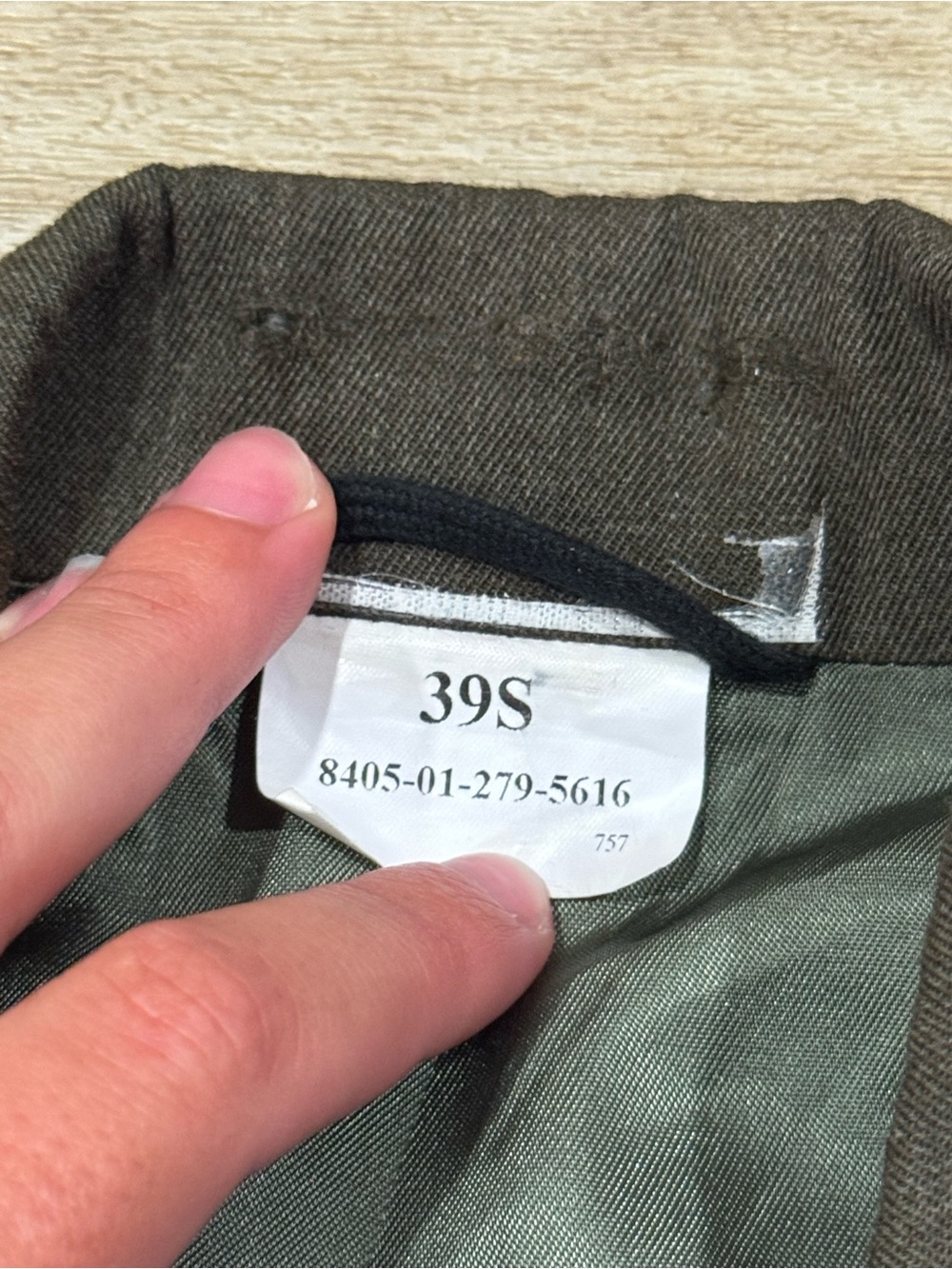 USMC Service Alpha Coat Green Size 39S - Picture 2 of 4